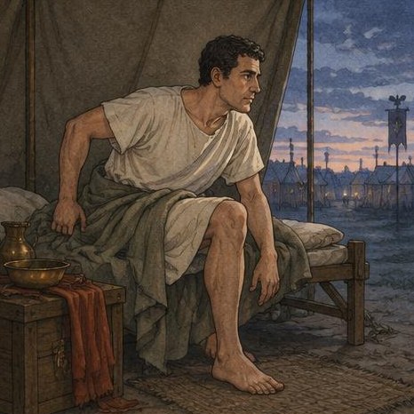 Illustration for The emperor's notebook