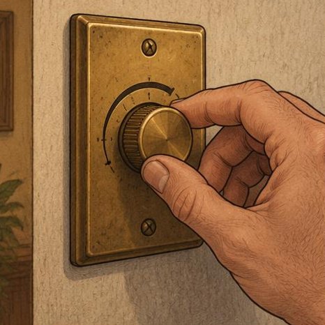Illustration for The dimmer switch