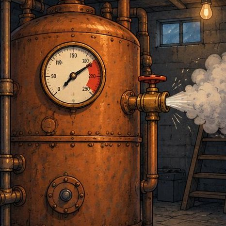 Illustration for The pressure valve